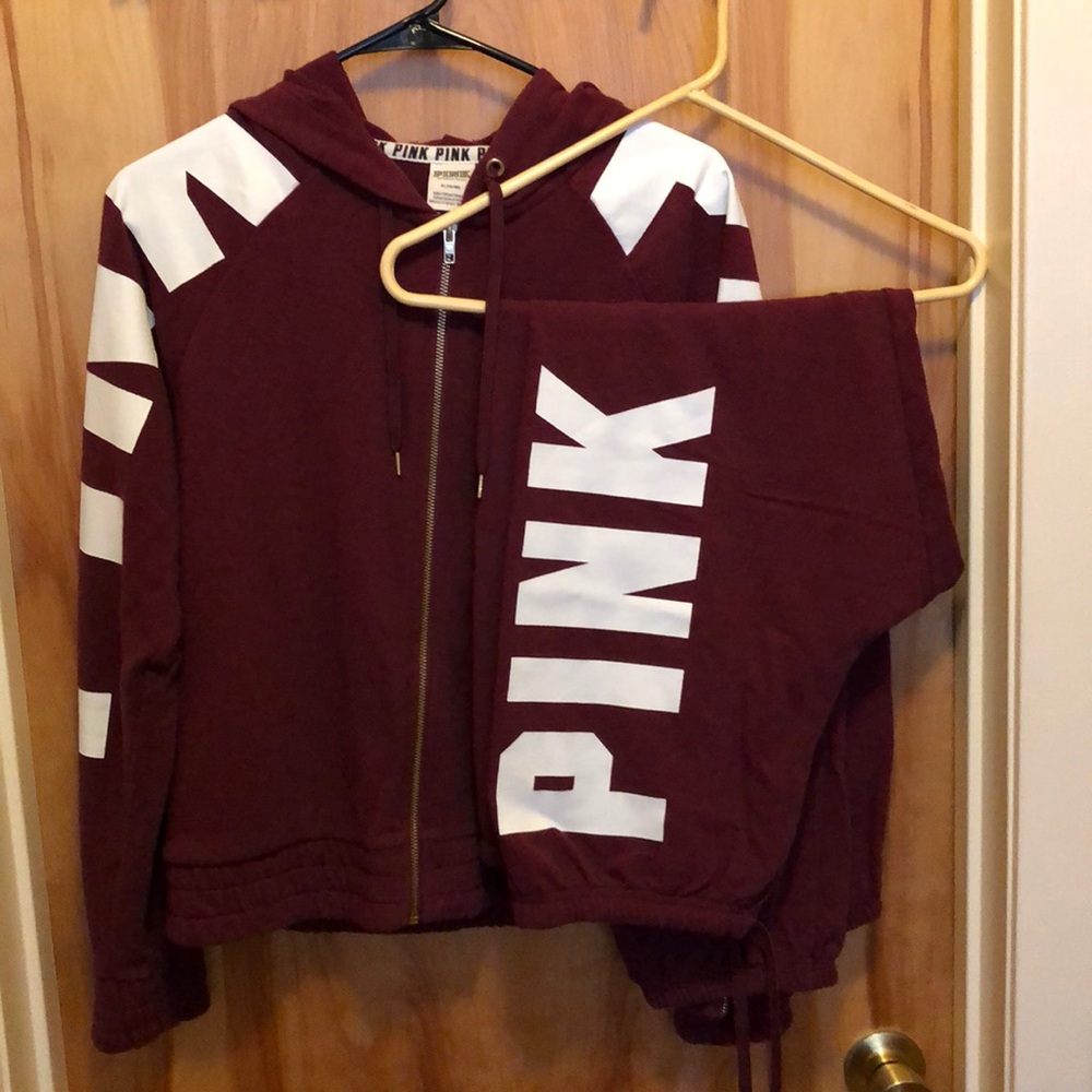 PINK sweats & jacket